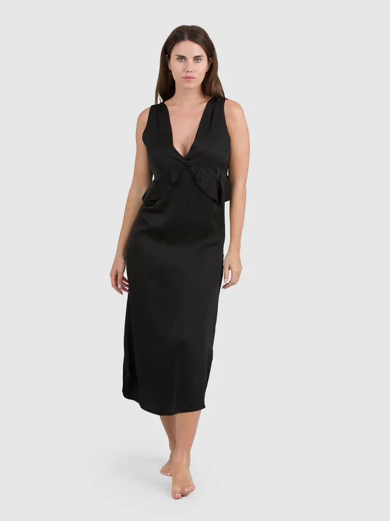 ABITO SCOLLO V SATIN