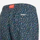 Boxer mare con stampa blu navy e bianca