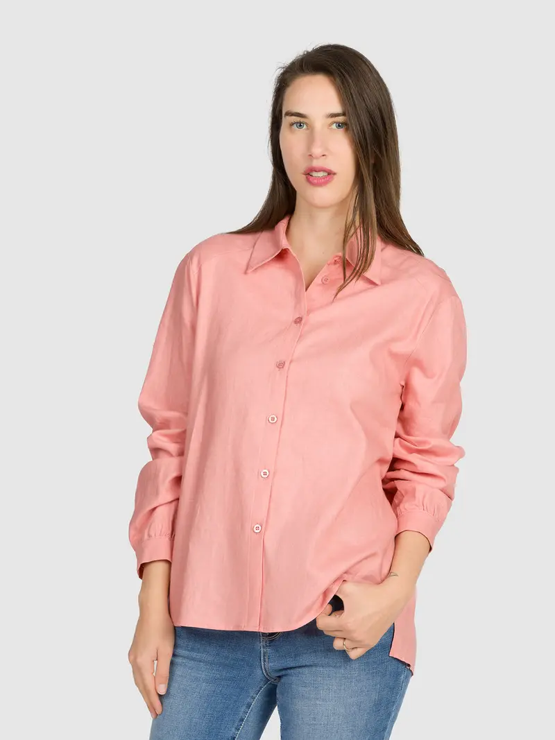 CAMICIA EFFETTO LINO