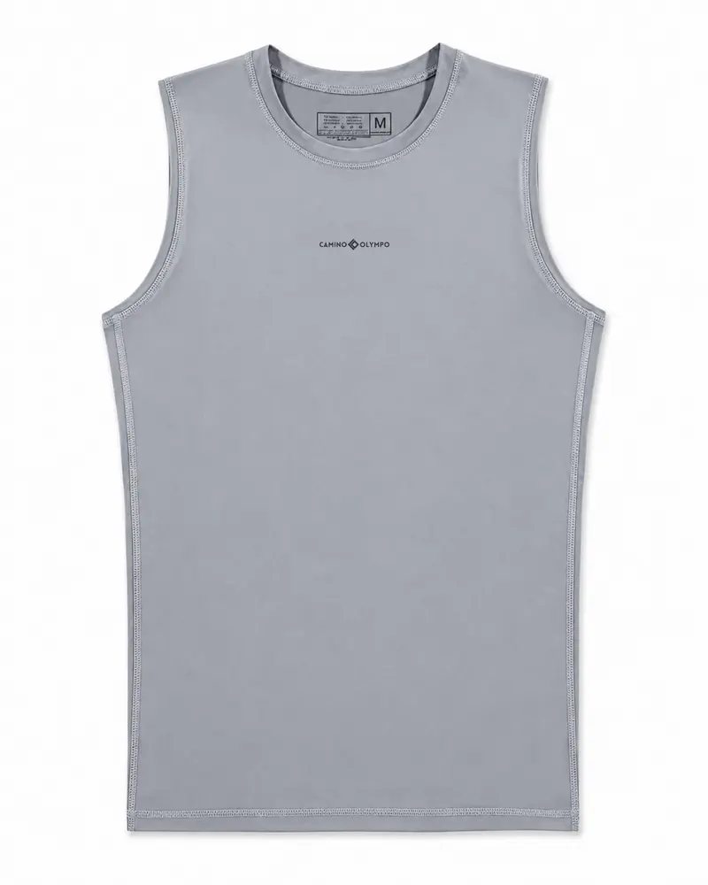 CANOTTA TECNICA COMPRESSION BASIC MEN – GRIGIA