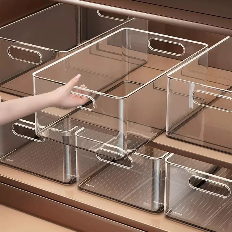 Clear Rectangular Storage Organizer