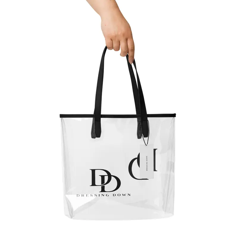 Dressing Down Clear Tote Bag