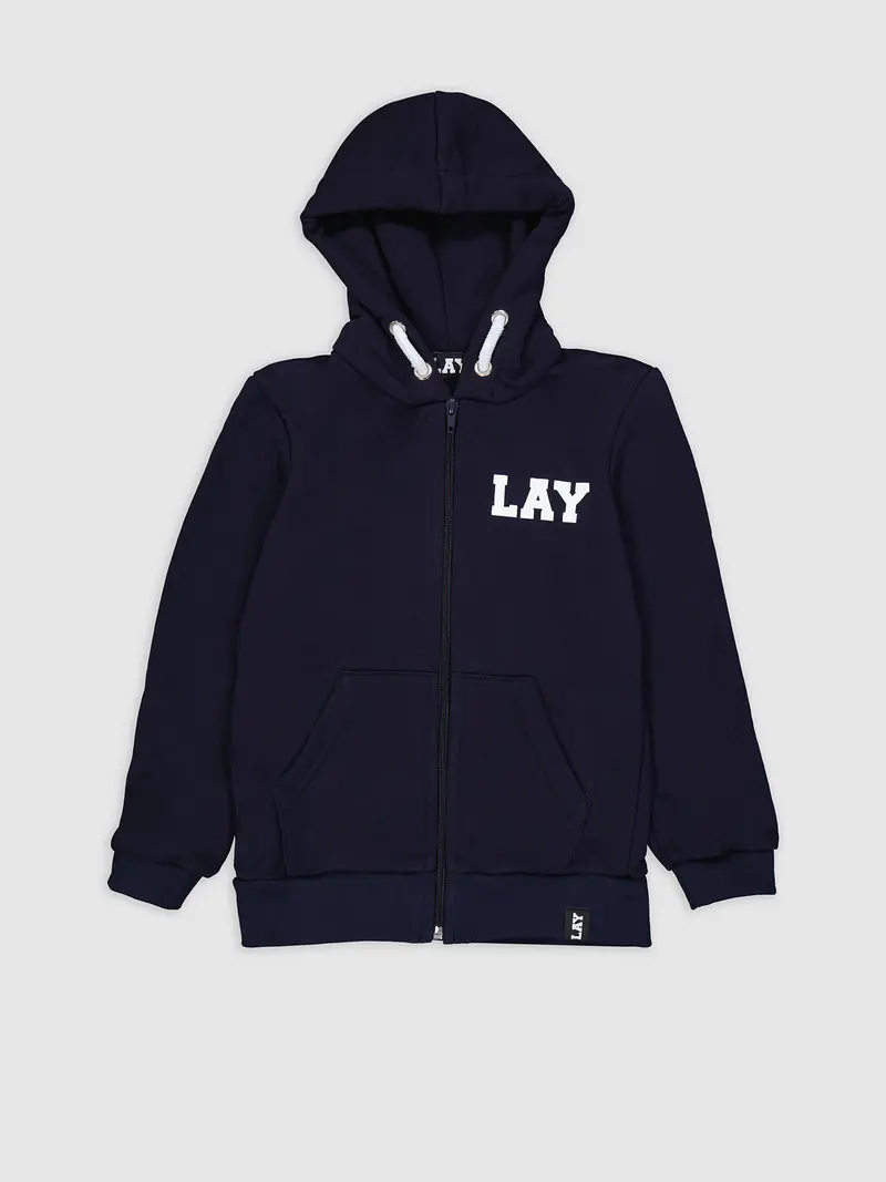 FELPA FULL ZIP LOGO