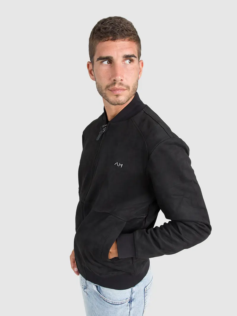 FELPA ZIP APERTA SUEDE