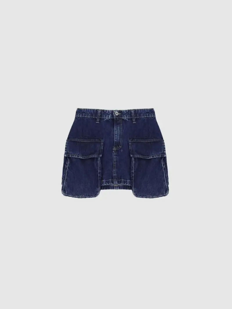 GONNA MINI DENIM CARGO