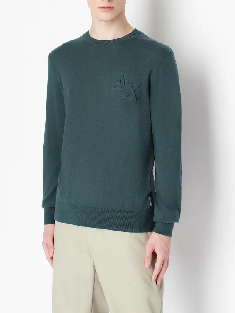 MAGLIA COTONE LOGO EMBOSSED