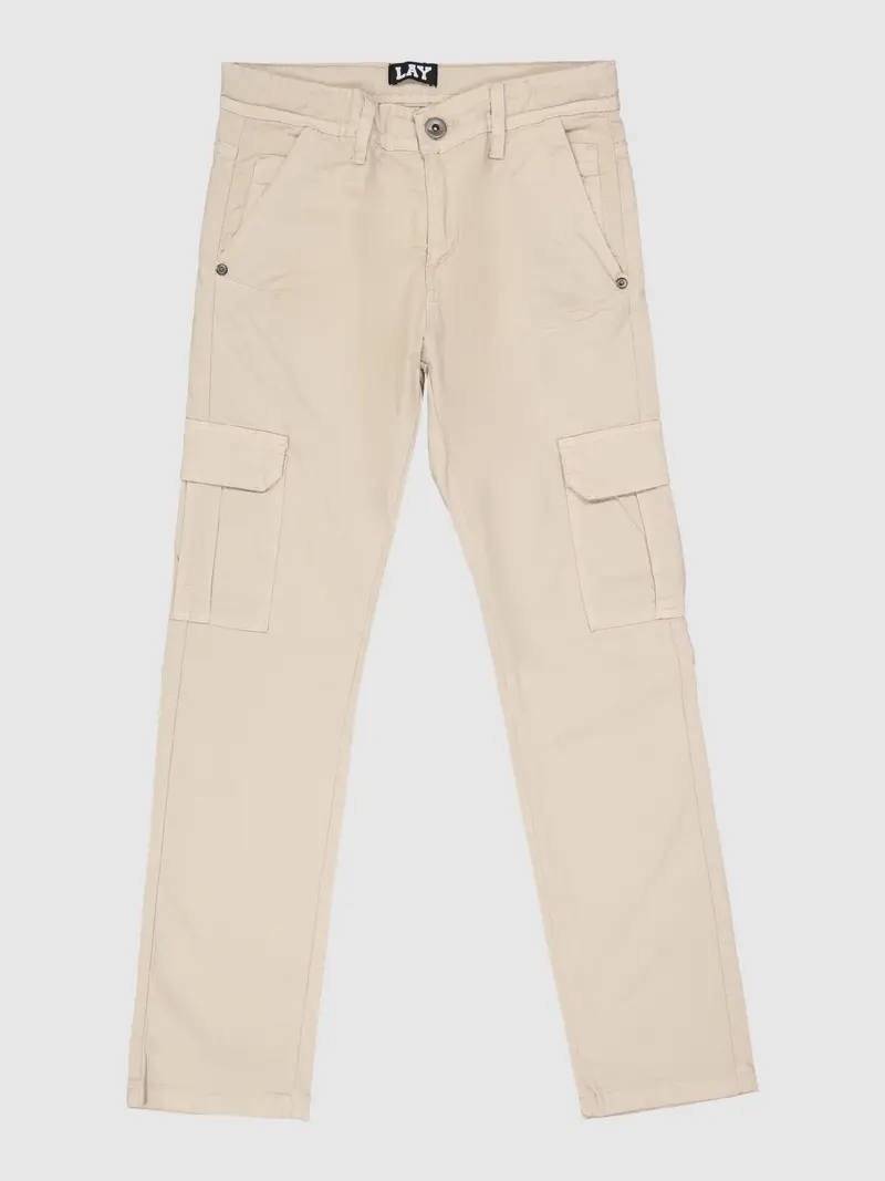 PANTALONE CARGO GABARDINE