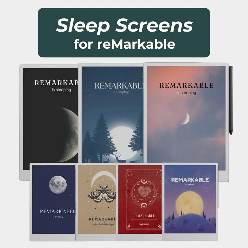 Sleep Screen Bundle for reMarkable