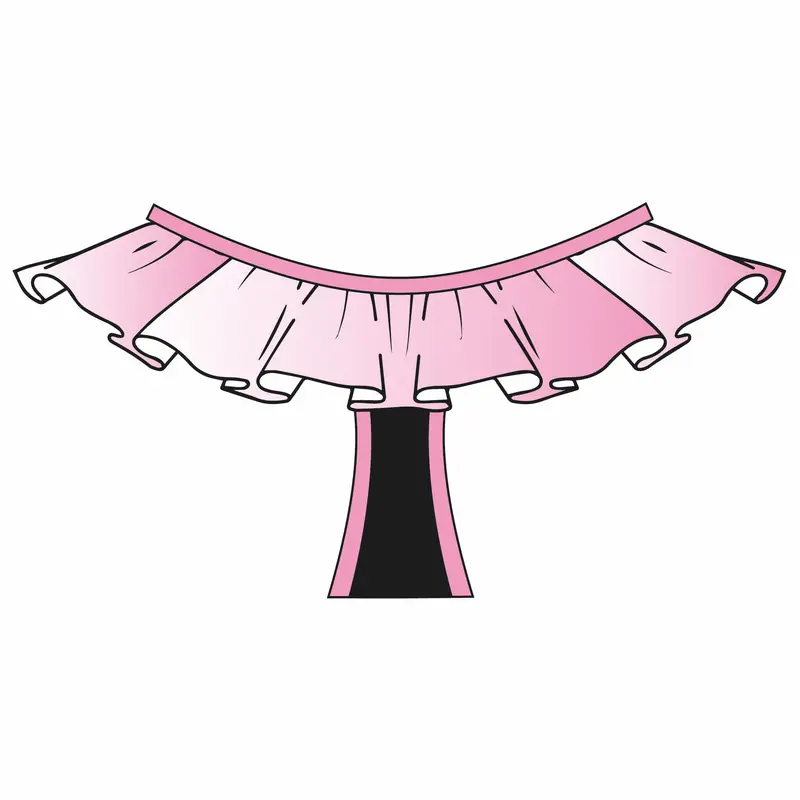 Slip bikini string c/volant