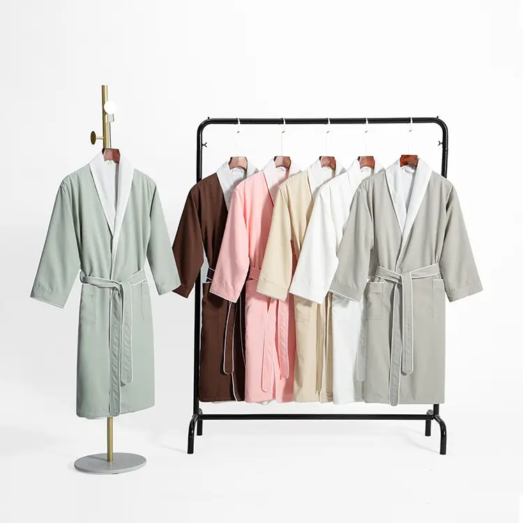 Unisex Double-Layer Bathrobe