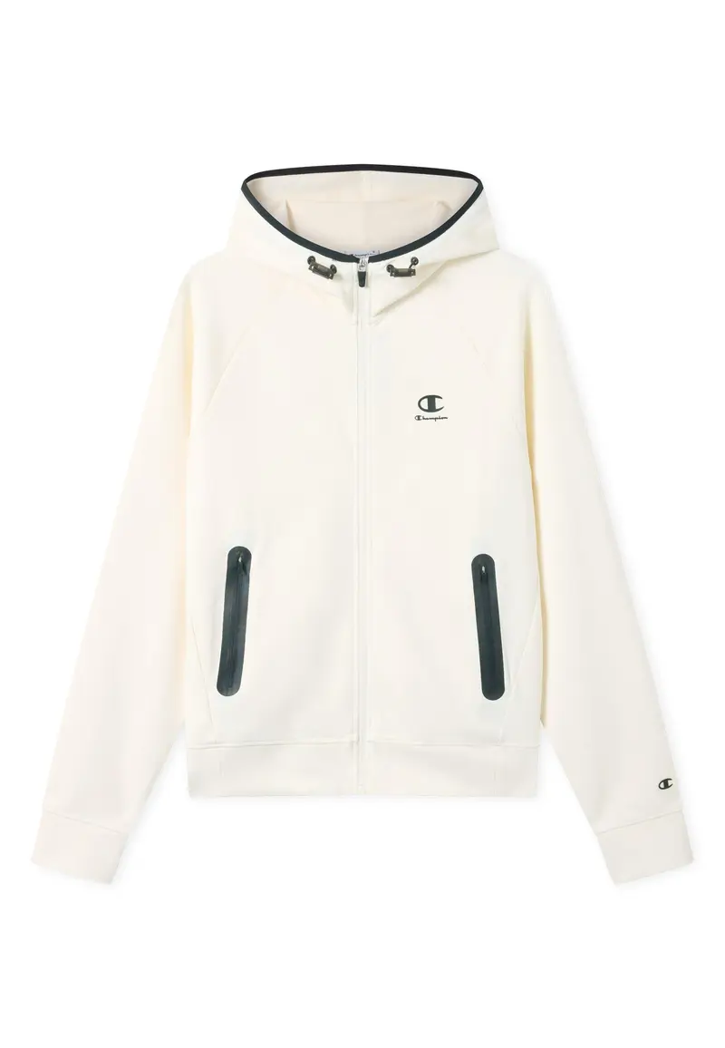 zip lunga cappuccio