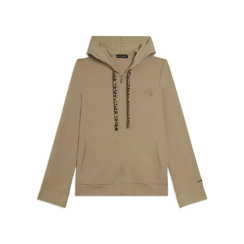 zip lunga cappuccio